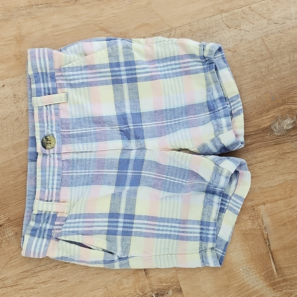 Janie and Jack Plaid Spring Shorts, Size 2t